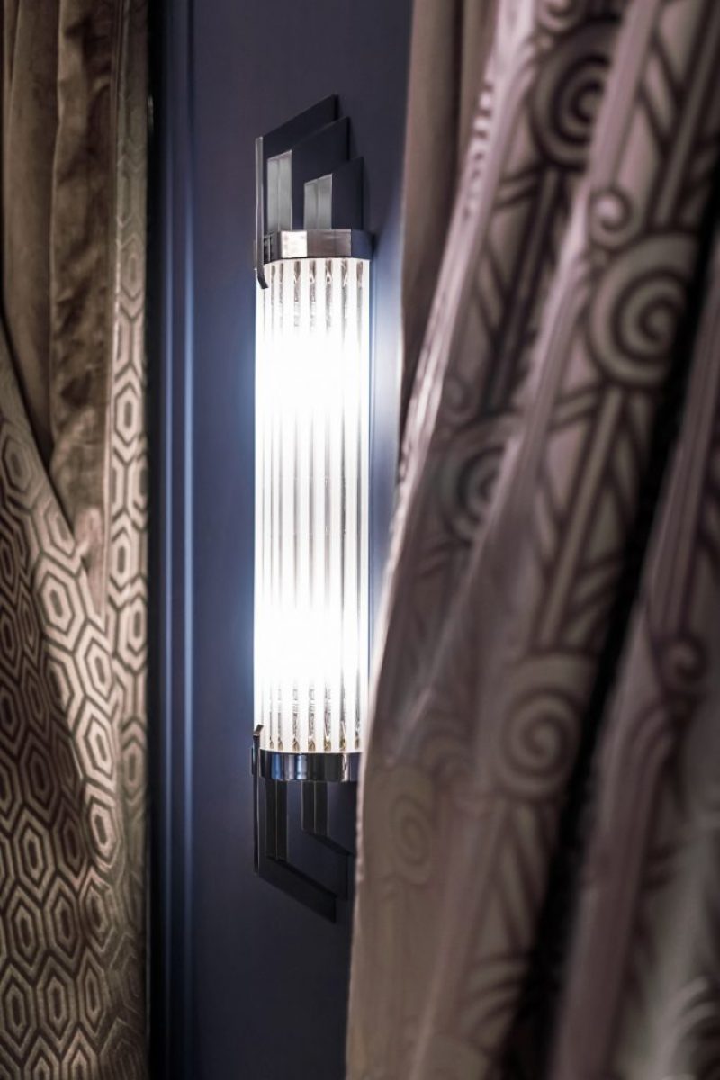 Kinkiet Art Deco METROPOLIS wnętrze