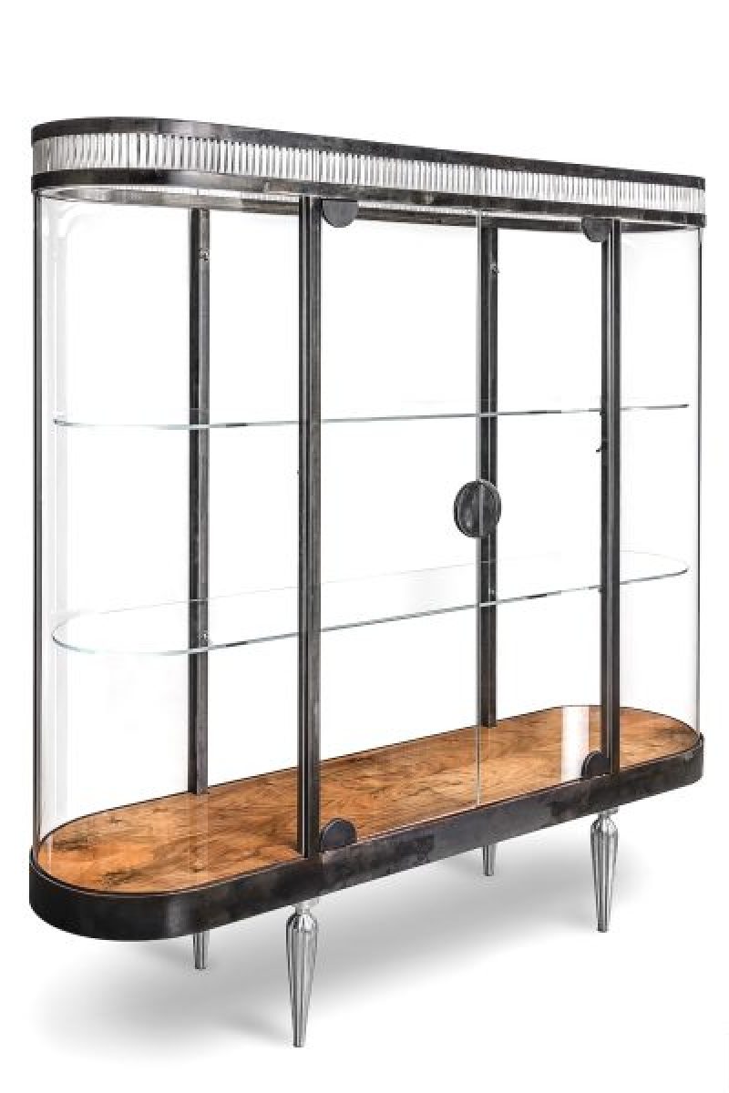 WITRYNA SZKLANA WYSOKA art deco